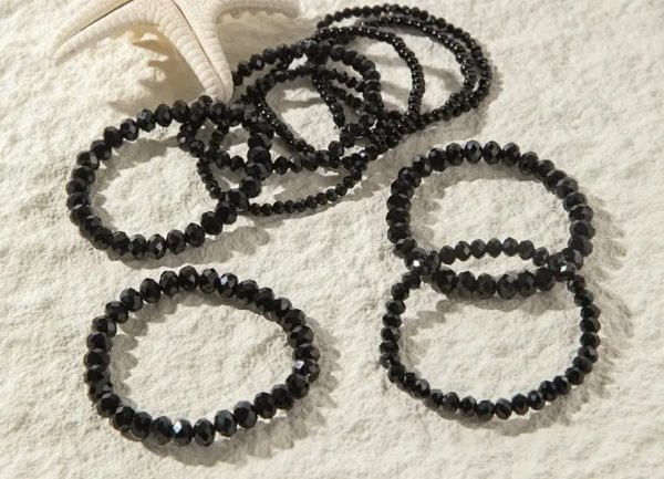 Pulsera Cristal Negro